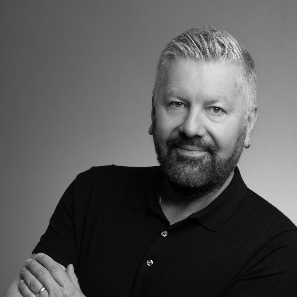 James Burstalll Black and White Portrait Image